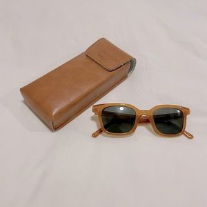 Crap Eyewear “The Dropout Boogie” in Caramel with polarized lenses